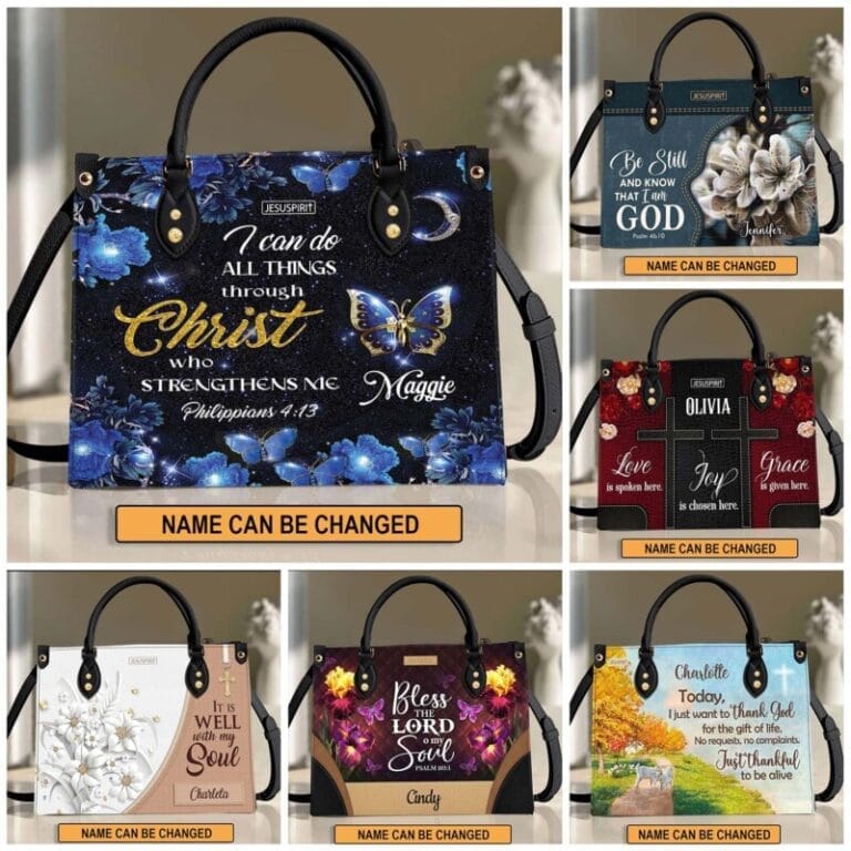 Jesus Spirit Leather Handbags