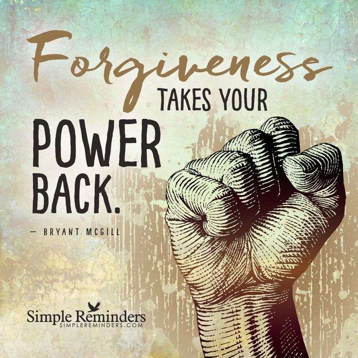 Forgiveness takes your Power Back
